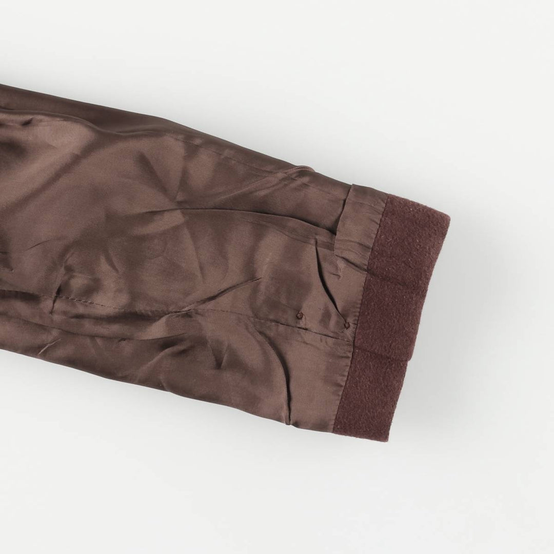 90'S Burberry cashmere-blend wool tailored jacket, women's size small, vintage wool brown type Vintage Second Hand