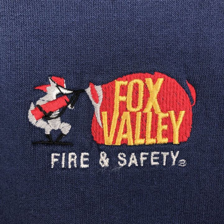 Carhartt Advertising Sweatshirt, Men's Size L cotton navy blue type Vintage Second Hand