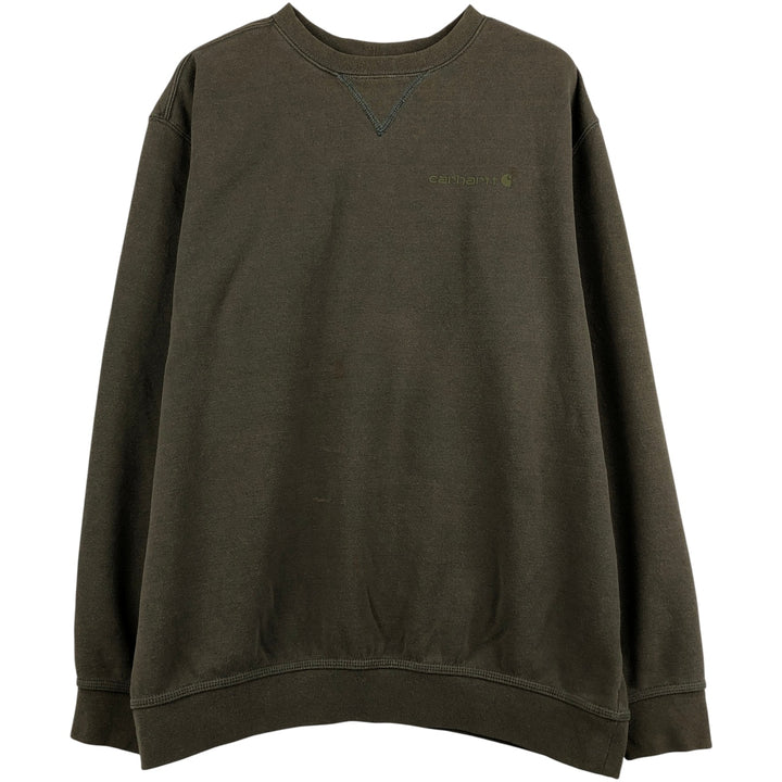 Carhartt Original Fit One-Point Logo Sweatshirt, Men's XL unclear Khaki type Vintage Second Hand