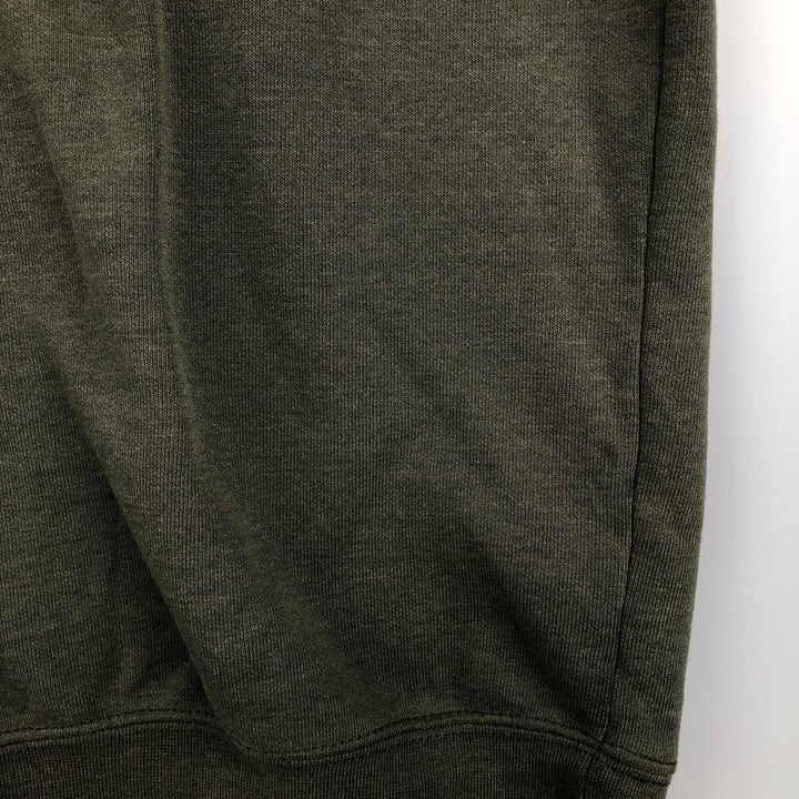 Carhartt One Point Logo Sweatshirt, Men's Size L cotton Khaki type Vintage Second Hand