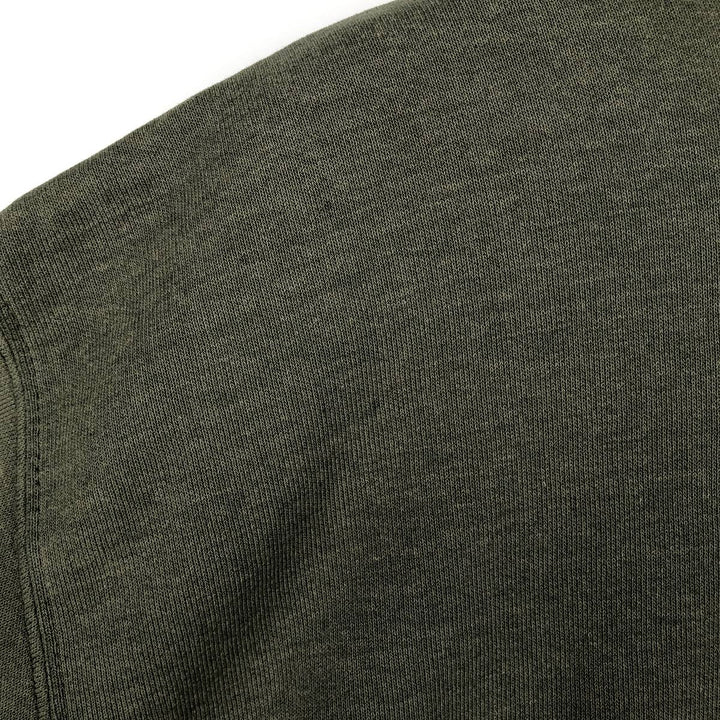 Carhartt One Point Logo Sweatshirt, Men's Size L cotton Khaki type Vintage Second Hand