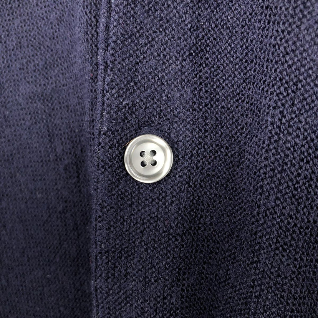 80s-90'S Town Craft Acrylic Knit Cardigan, Men's Size L, Vintage acrylic navy blue type Vintage Second Hand