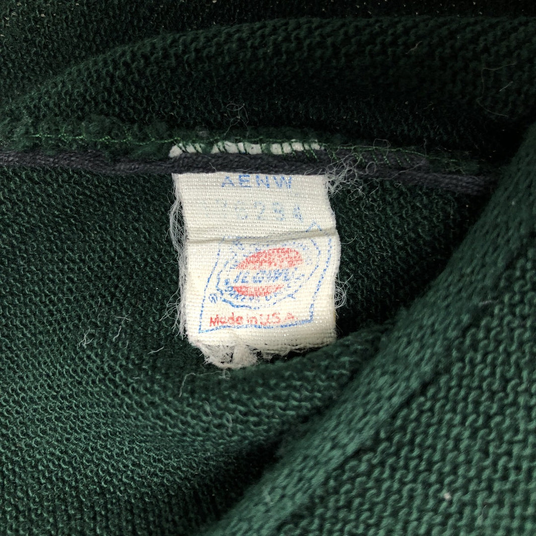 EXPRESSIONS Acrylic Knit Cardigan, Made in USA, Men's XL unclear Green type dark green Vintage Second Hand