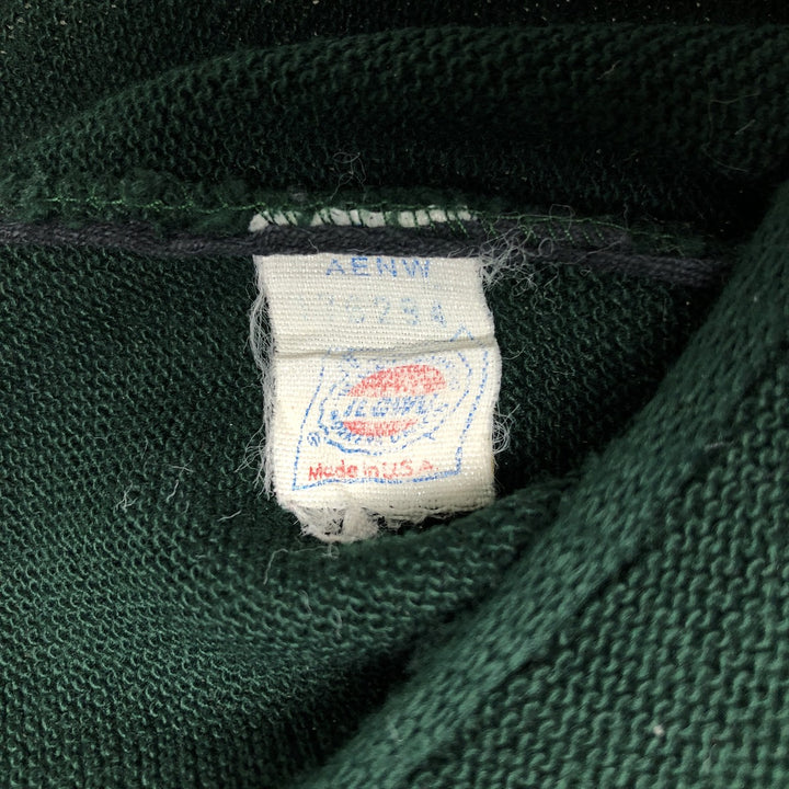 EXPRESSIONS Acrylic Knit Cardigan, Made in USA, Men's XL unclear Green type dark green Vintage Second Hand