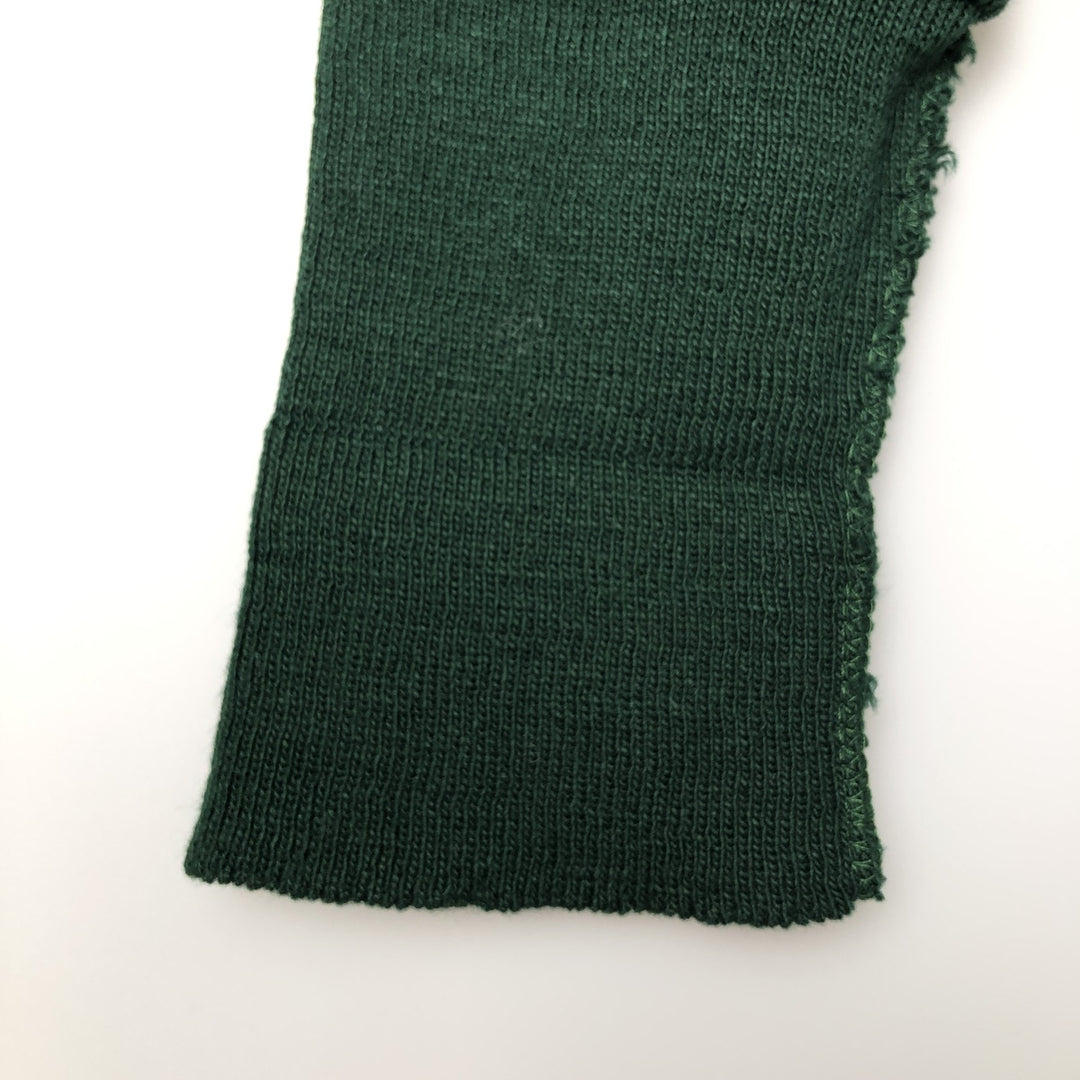 EXPRESSIONS Acrylic Knit Cardigan, Made in USA, Men's XL unclear Green type dark green Vintage Second Hand