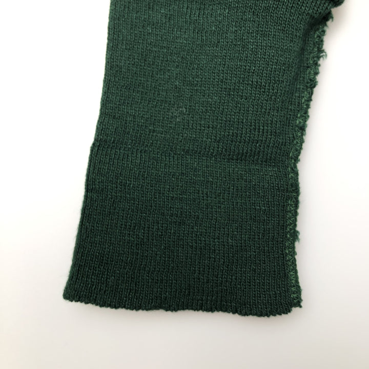 EXPRESSIONS Acrylic Knit Cardigan, Made in USA, Men's XL unclear Green type dark green Vintage Second Hand
