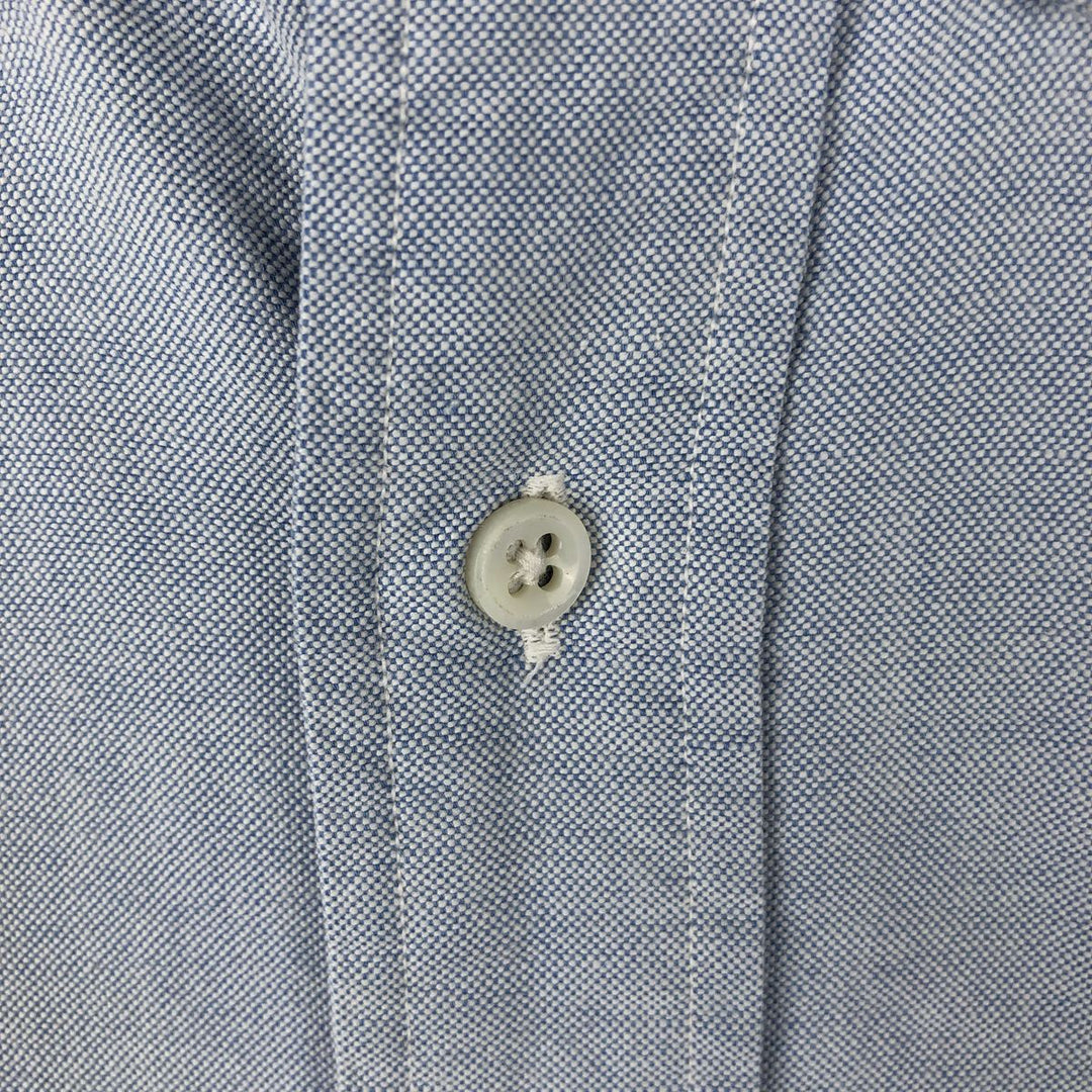 Ralph Lauren long sleeve button down shirt, men's size M cotton Blue type light blue Vintage Second Hand