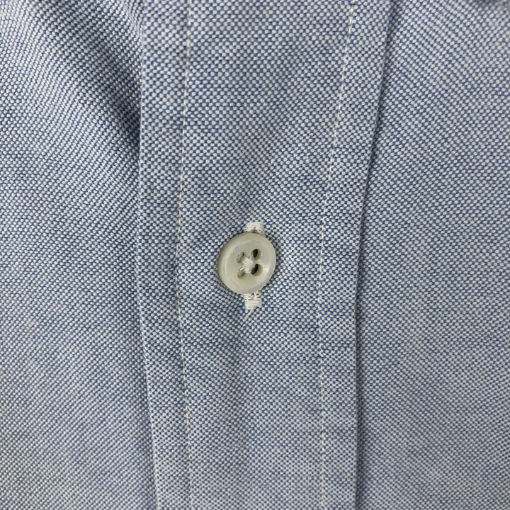 Ralph Lauren long sleeve button down shirt, men's size M cotton Blue type light blue Vintage Second Hand