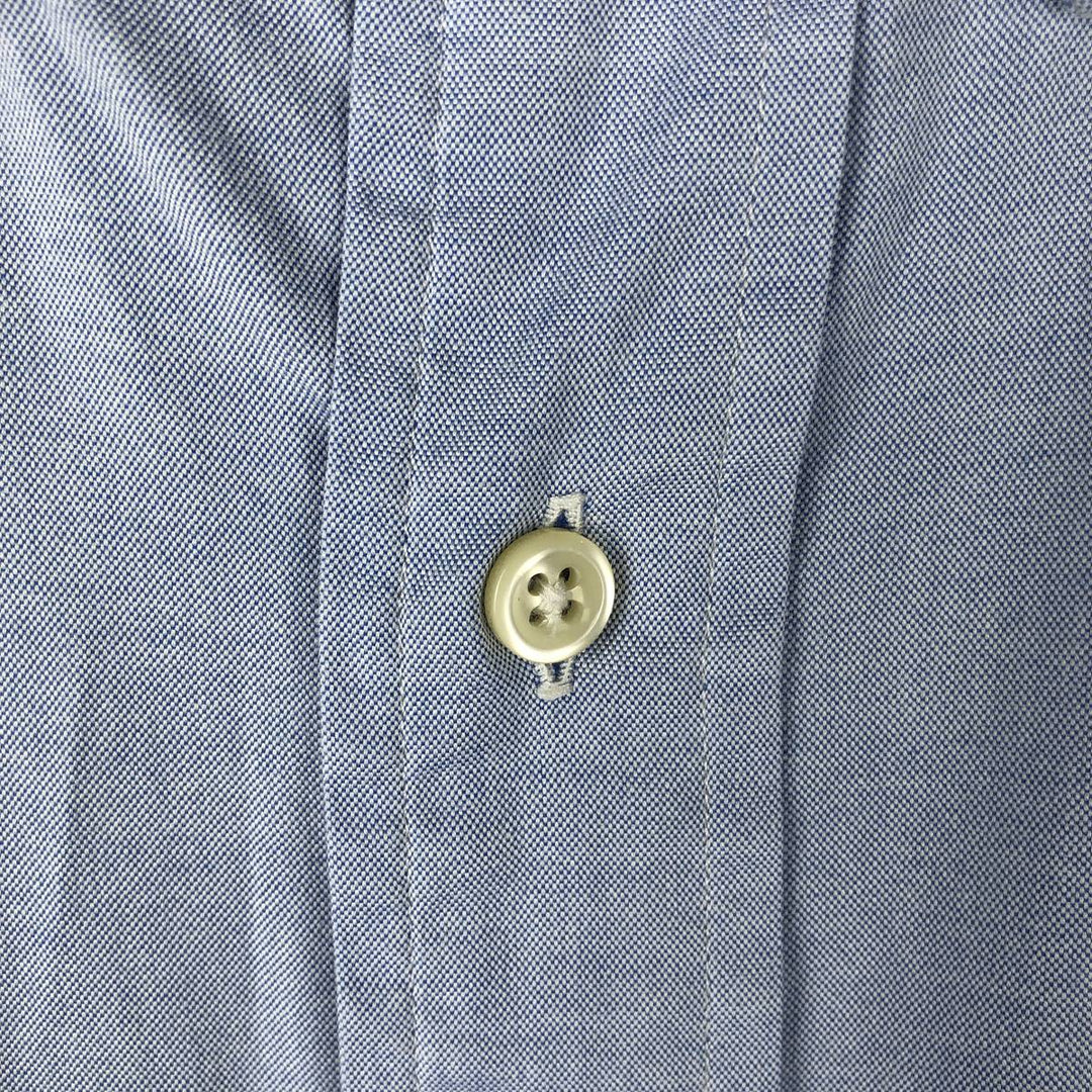 Ralph Lauren YARMOUTH long sleeve button down shirt, men's size M cotton Blue type light blue Vintage Second Hand