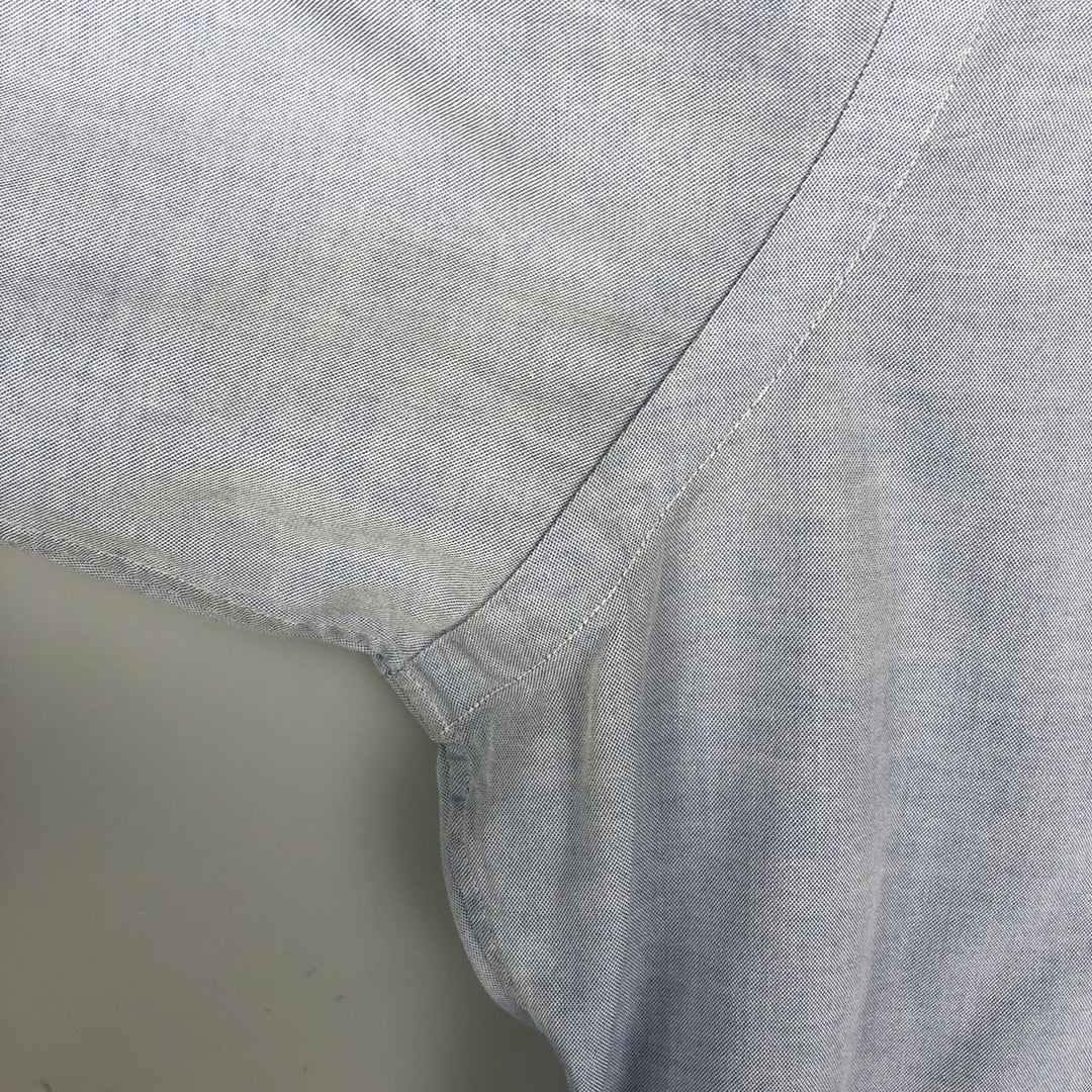 Ralph Lauren YARMOUTH long sleeve button down shirt, men's size M cotton Blue type light blue Vintage Second Hand