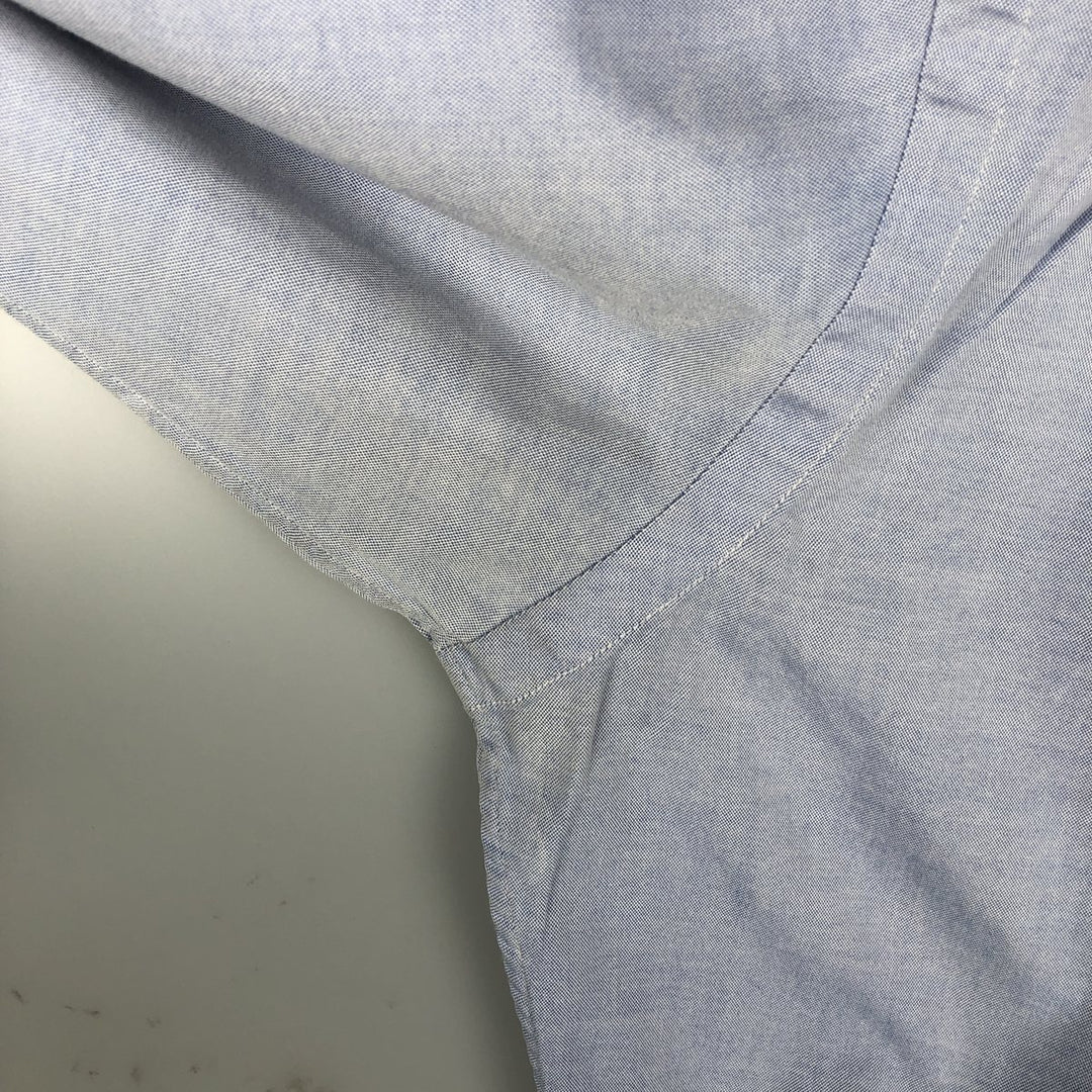 Ralph Lauren YARMOUTH long sleeve button down shirt, men's size M cotton Blue type light blue Vintage Second Hand