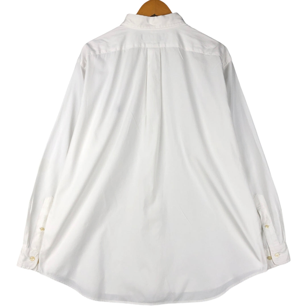 Ralph Lauren Classic Fit Long Sleeve Button Down Shirt Men's XL cotton white type Vintage Second Hand