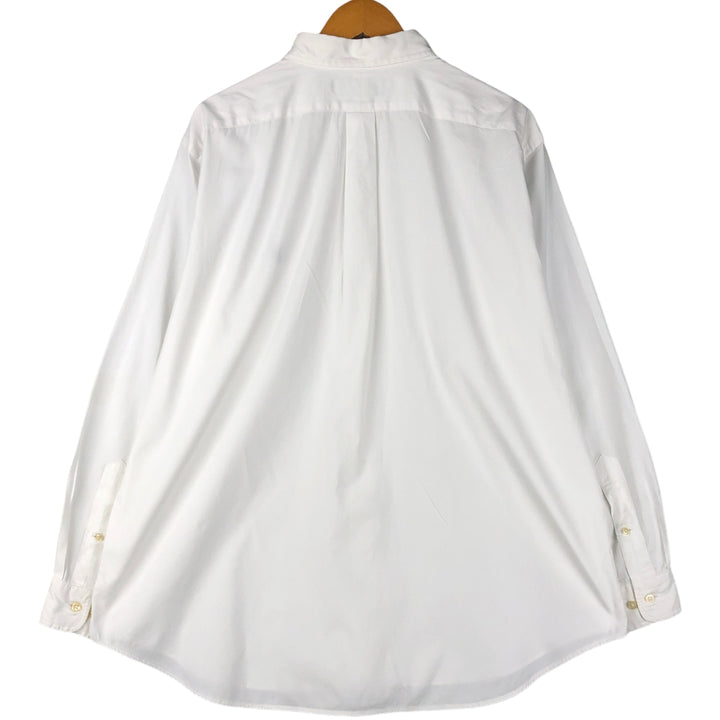 Ralph Lauren Classic Fit Long Sleeve Button Down Shirt Men's XL cotton white type Vintage Second Hand