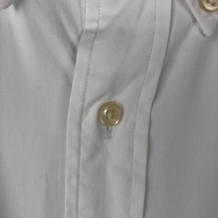 Ralph Lauren Classic Fit Long Sleeve Button Down Shirt Men's XL cotton white type Vintage Second Hand