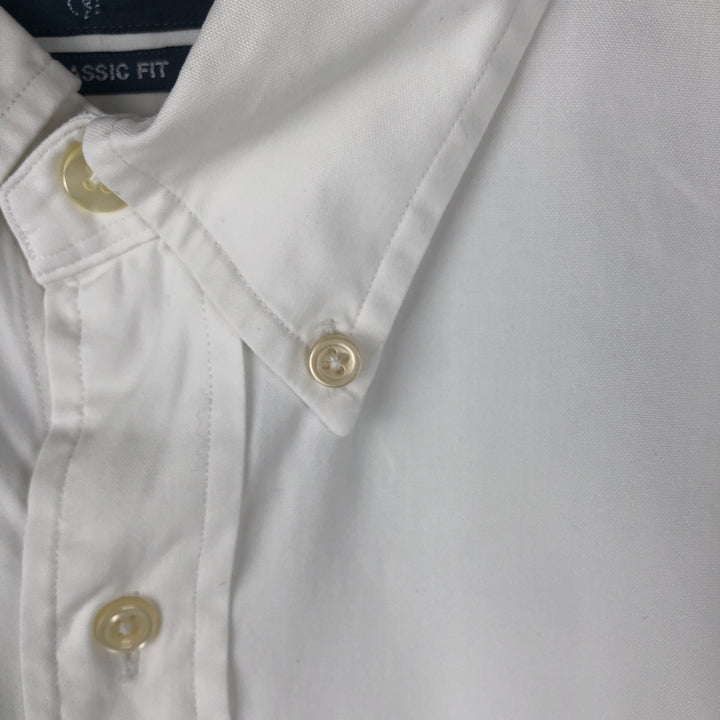 Ralph Lauren Classic Fit Long Sleeve Button Down Shirt Men's XL cotton white type Vintage Second Hand