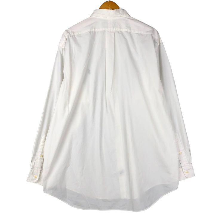 Ralph Lauren BLAKE long sleeve button down shirt, men's XL size cotton white type Vintage Second Hand