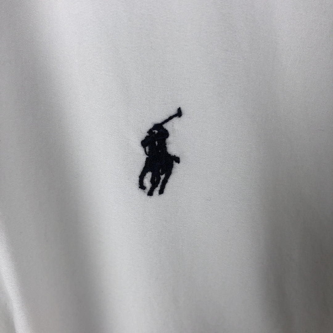 Ralph Lauren BLAKE long sleeve button down shirt, men's XL size cotton white type Vintage Second Hand