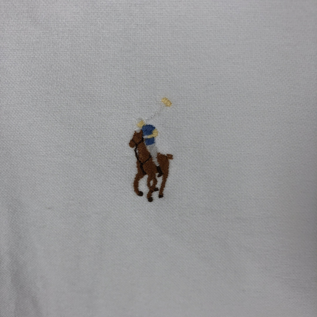 Ralph Lauren Classic Fit Long Sleeve Button Down Shirt Men's XL cotton white type Vintage Second Hand