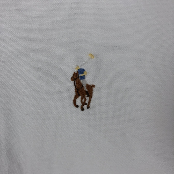 Ralph Lauren Classic Fit Long Sleeve Button Down Shirt Men's XL cotton white type Vintage Second Hand