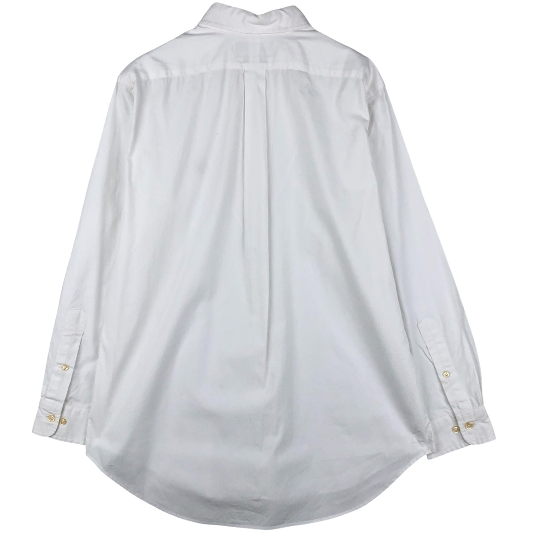 Ralph Lauren Classic Fit Long Sleeve Button Down Shirt, Men's Size L cotton white type Vintage Second Hand