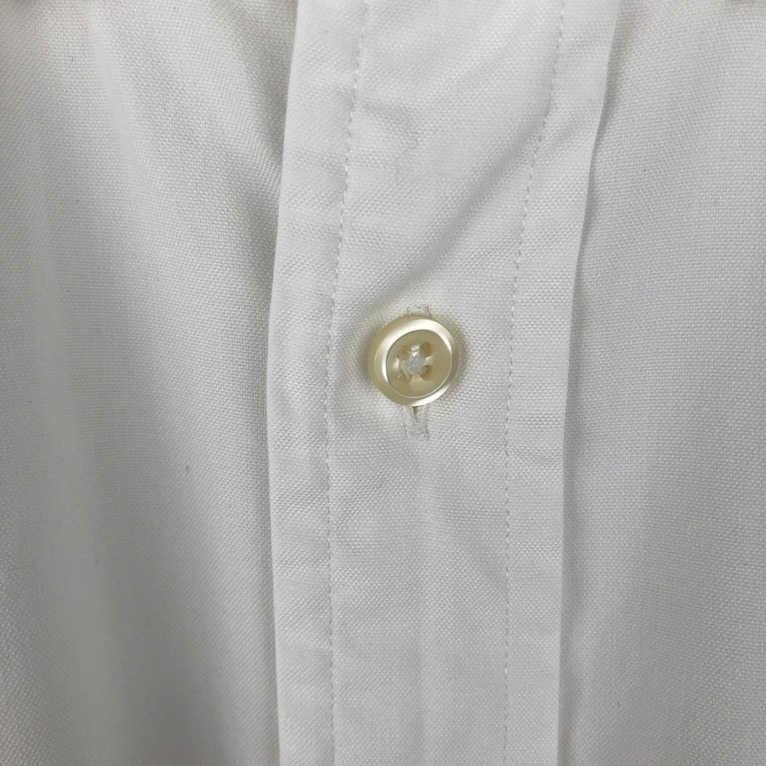 Ralph Lauren Classic Fit Long Sleeve Button Down Shirt, Men's Size L cotton white type Vintage Second Hand
