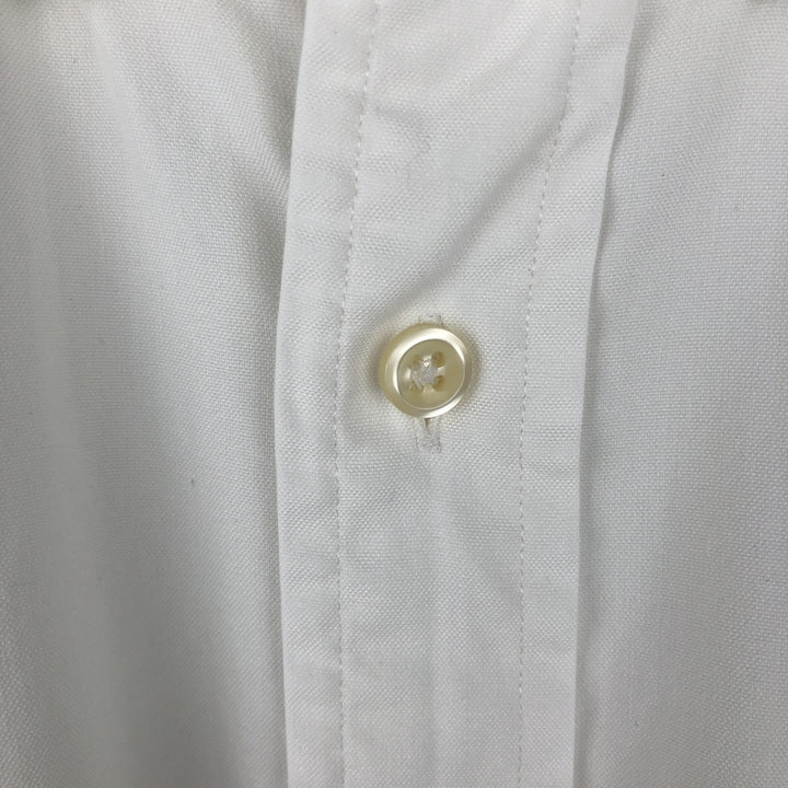 Ralph Lauren Classic Fit Long Sleeve Button Down Shirt, Men's Size L cotton white type Vintage Second Hand