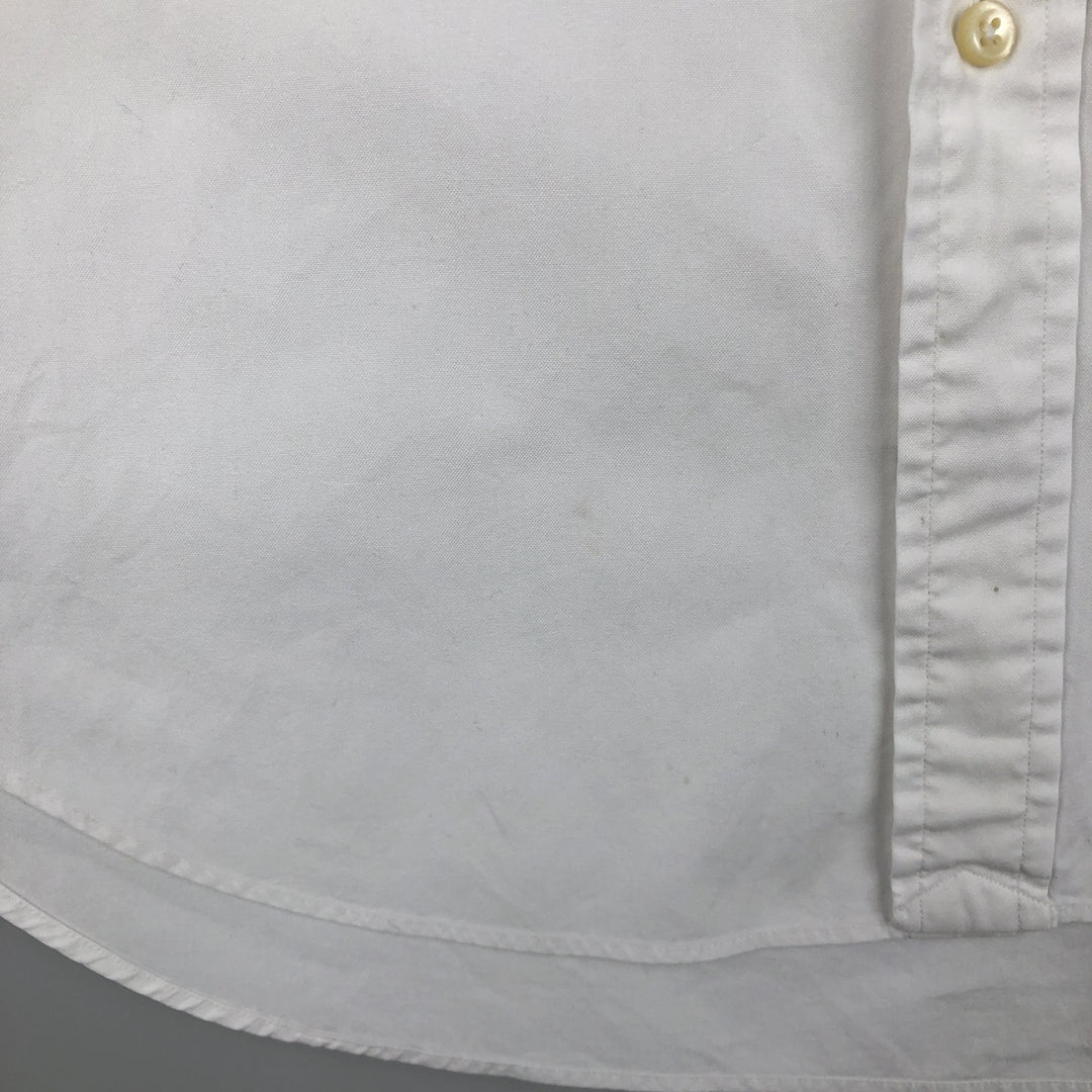 Ralph Lauren Classic Fit Long Sleeve Button Down Shirt, Men's Size L cotton white type Vintage Second Hand