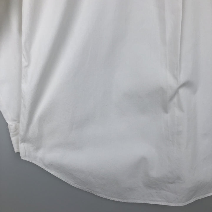 Ralph Lauren Classic Fit Long Sleeve Button Down Shirt, Men's Size L cotton white type Vintage Second Hand