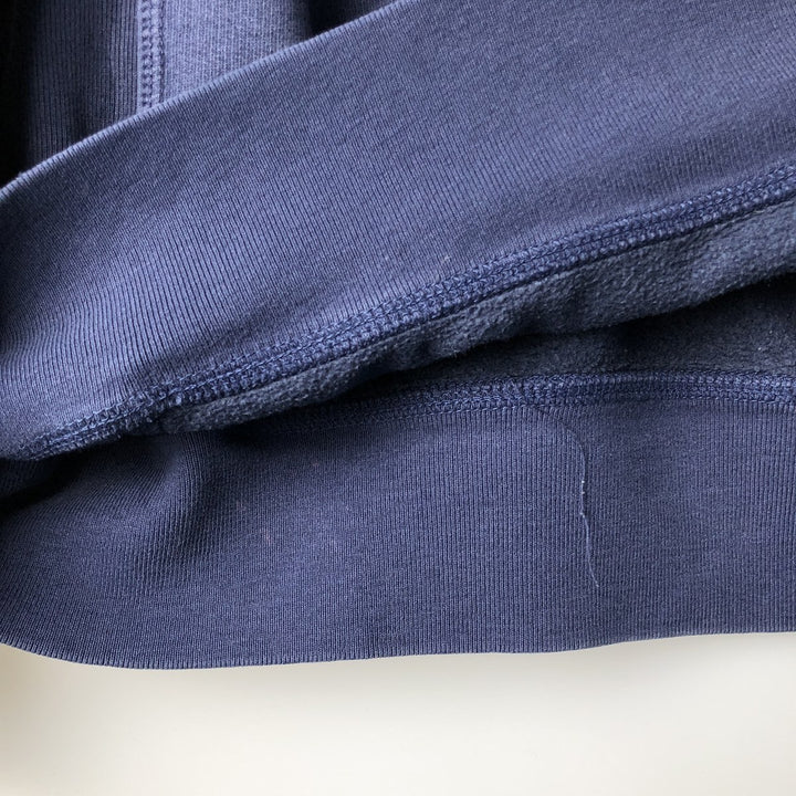 90'S Tommy Hilfiger logo sweatshirt, men's size L cotton navy blue type Vintage Second Hand