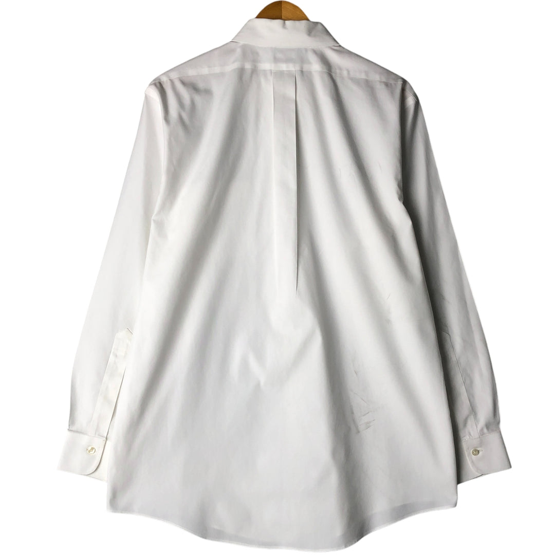 Brooks Brothers Est.1818 Classic Long Sleeve Button-Down Shirt, Men's Size L Supima Cotton white type Vintage Second Hand
