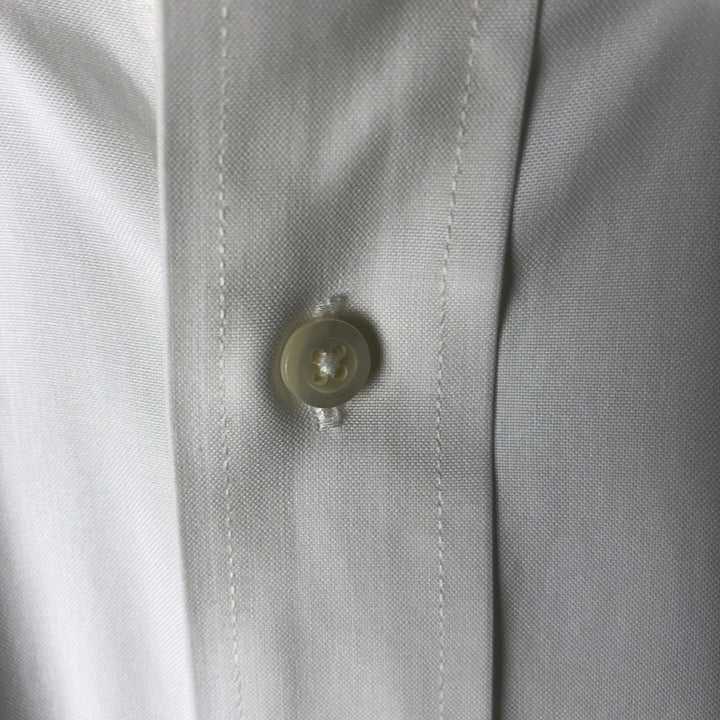 Brooks Brothers Est.1818 Classic Long Sleeve Button-Down Shirt, Men's Size L Supima Cotton white type Vintage Second Hand