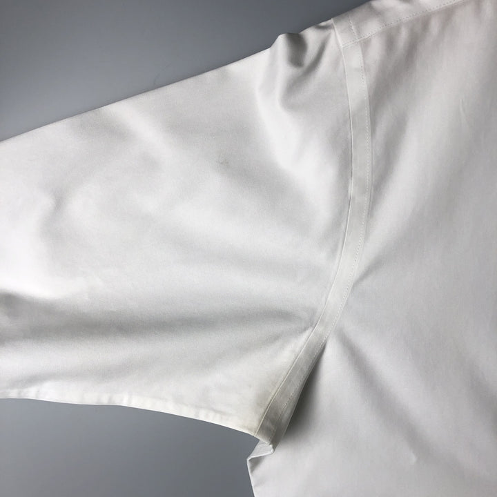 Brooks Brothers Est.1818 Classic Long Sleeve Button-Down Shirt, Men's Size L Supima Cotton white type Vintage Second Hand