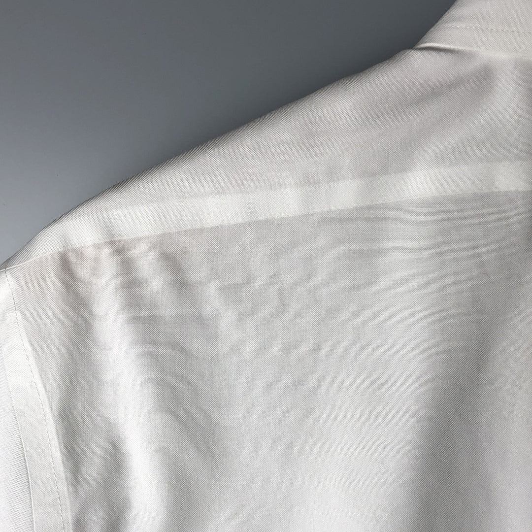 Brooks Brothers Est.1818 Classic Long Sleeve Button-Down Shirt, Men's Size L Supima Cotton white type Vintage Second Hand