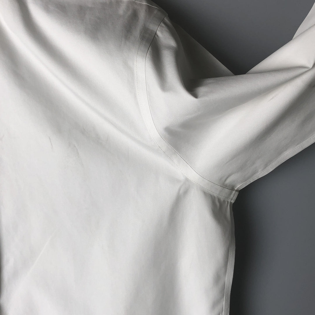 Brooks Brothers Est.1818 Classic Long Sleeve Button-Down Shirt, Men's Size L Supima Cotton white type Vintage Second Hand
