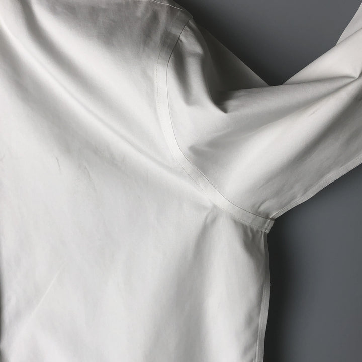 Brooks Brothers Est.1818 Classic Long Sleeve Button-Down Shirt, Men's Size L Supima Cotton white type Vintage Second Hand