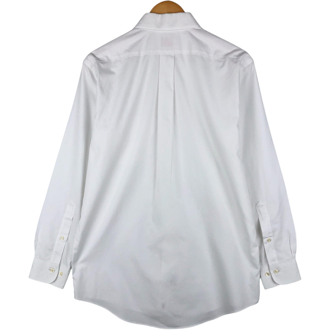 Brooks Brothers 346 long sleeve cotton shirt, men's size M cotton white type Vintage Second Hand
