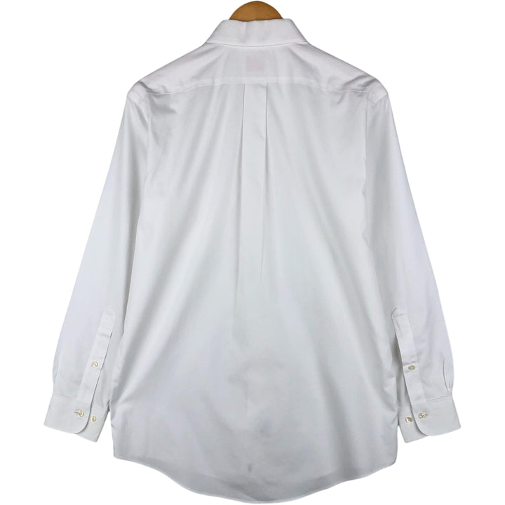 Brooks Brothers 346 long sleeve cotton shirt, men's size M cotton white type Vintage Second Hand