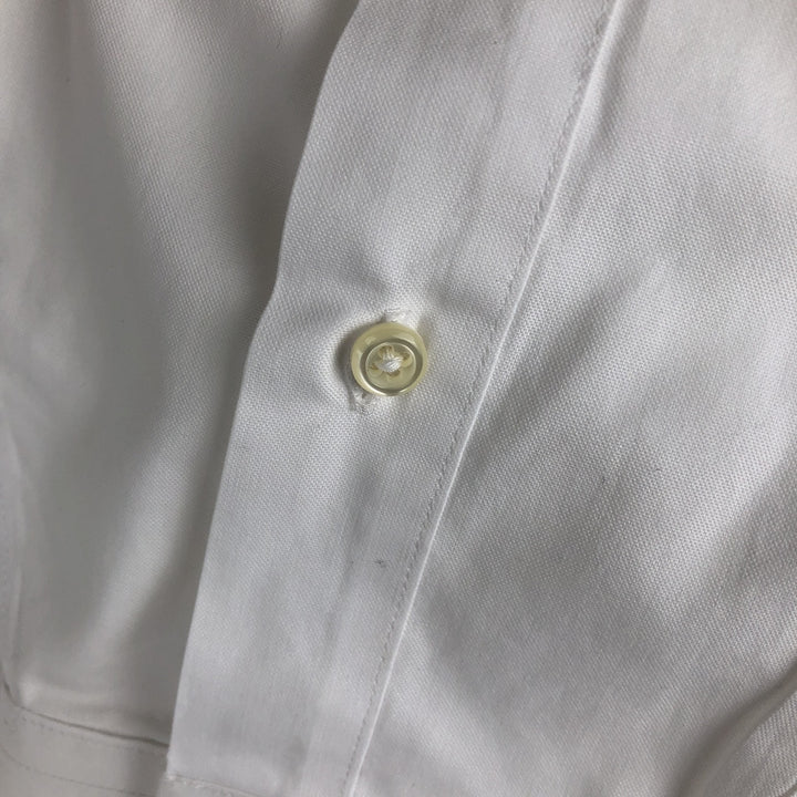 Brooks Brothers 346 long sleeve cotton shirt, men's size M cotton white type Vintage Second Hand