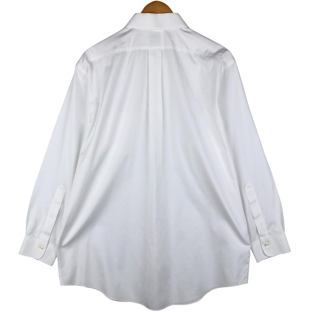 Brooks Brothers Est.1818 Long Sleeve Cotton Shirt, Men's Size L Supima Cotton white type Vintage Second Hand