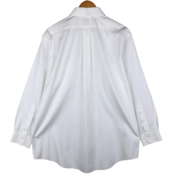 Brooks Brothers Est.1818 Long Sleeve Cotton Shirt, Men's Size L Supima Cotton white type Vintage Second Hand