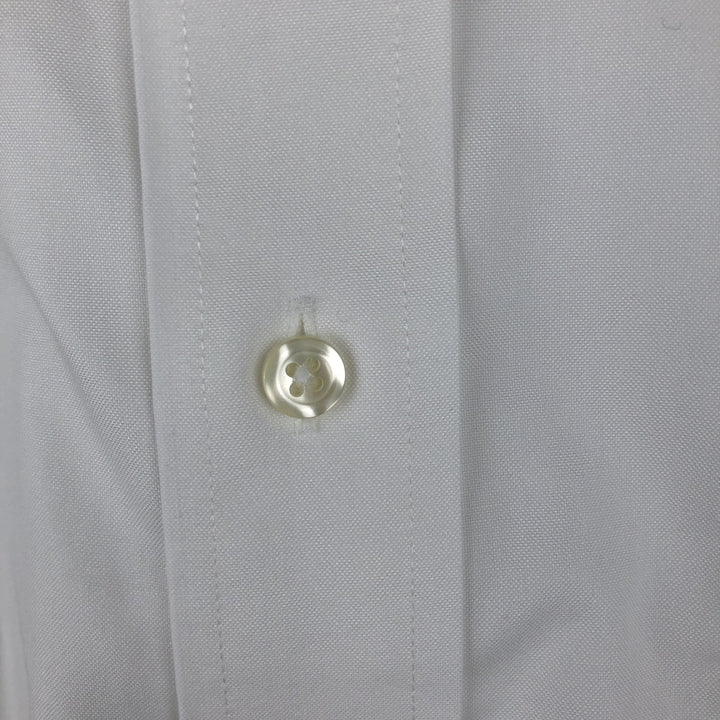Brooks Brothers Est.1818 Long Sleeve Cotton Shirt, Men's Size L Supima Cotton white type Vintage Second Hand