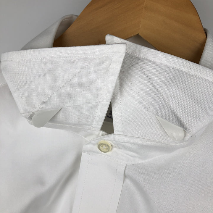 Brooks Brothers Est.1818 Long Sleeve Cotton Shirt, Men's Size L Supima Cotton white type Vintage Second Hand