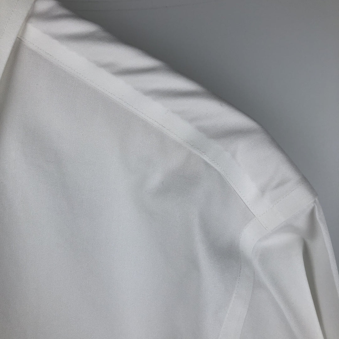 Brooks Brothers Est.1818 Long Sleeve Cotton Shirt, Men's Size L Supima Cotton white type Vintage Second Hand