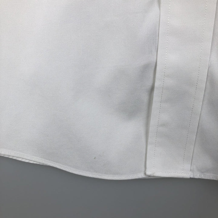 Brooks Brothers Est.1818 Long Sleeve Cotton Shirt, Men's Size L Supima Cotton white type Vintage Second Hand