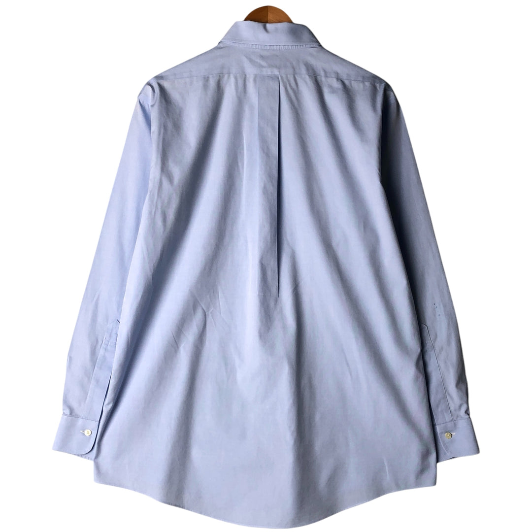 Brooks Brothers Est.1818 Long Sleeve Button-Down Shirt, Men's Size L cotton Blue type light blue Vintage Second Hand