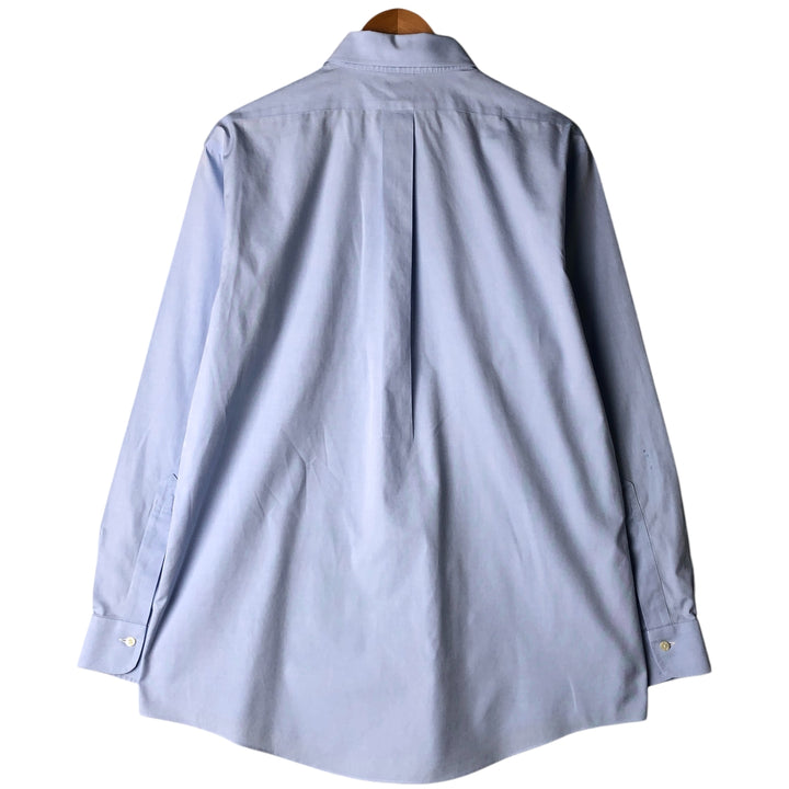 Brooks Brothers Est.1818 Long Sleeve Button-Down Shirt, Men's Size L cotton Blue type light blue Vintage Second Hand