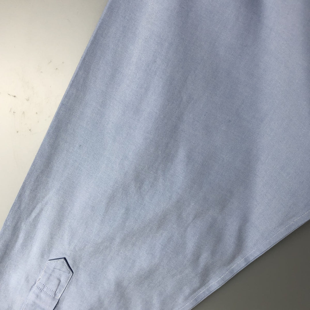 Brooks Brothers Est.1818 Long Sleeve Button-Down Shirt, Men's Size L cotton Blue type light blue Vintage Second Hand