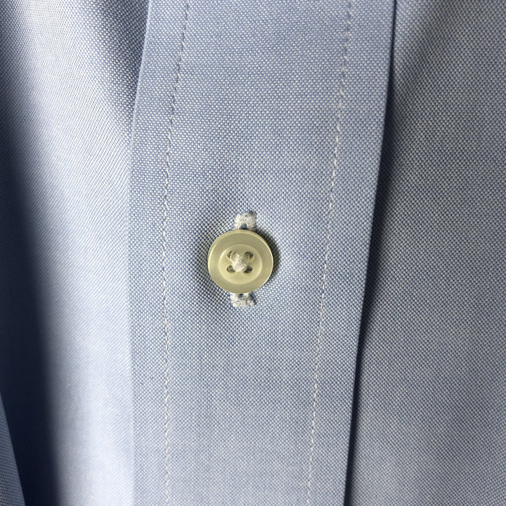 Brooks Brothers Est.1818 Long Sleeve Cotton Shirt, Men's Size L cotton Blue type light blue Vintage Second Hand