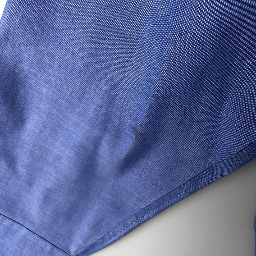Brooks Brothers Est.1818 Long Sleeve Cotton Shirt, Men's XL cotton blue type Vintage Second Hand