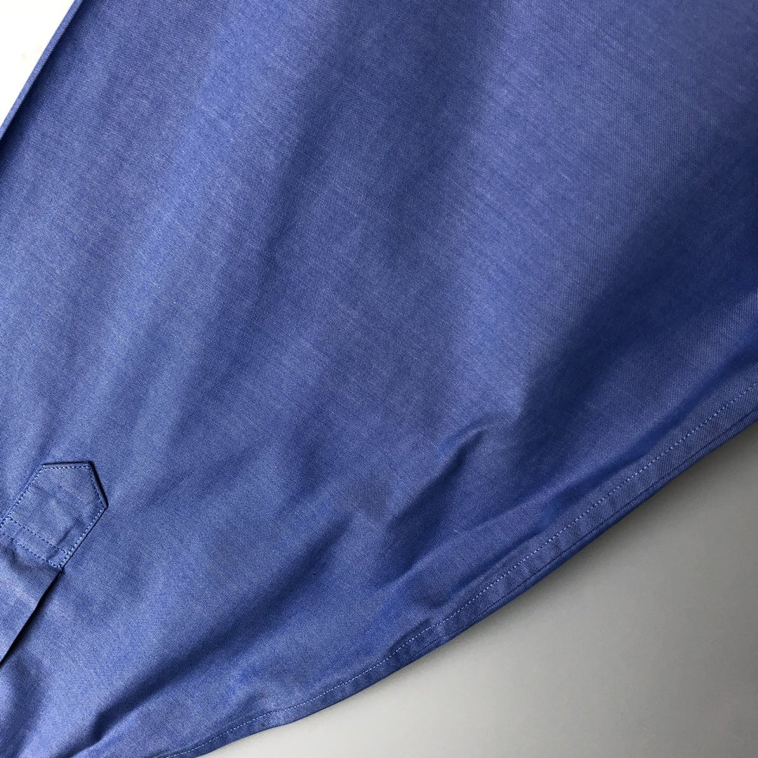 Brooks Brothers Est.1818 Long Sleeve Cotton Shirt, Men's XL cotton blue type Vintage Second Hand